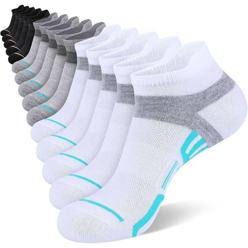 shnn 15 Pairs Women's 6-10 Ankle Socks Lightweight Breathable Casual Low Cut